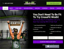 Tablet Screenshot of crossfitwrath.com